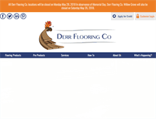 Tablet Screenshot of derrflooring.com